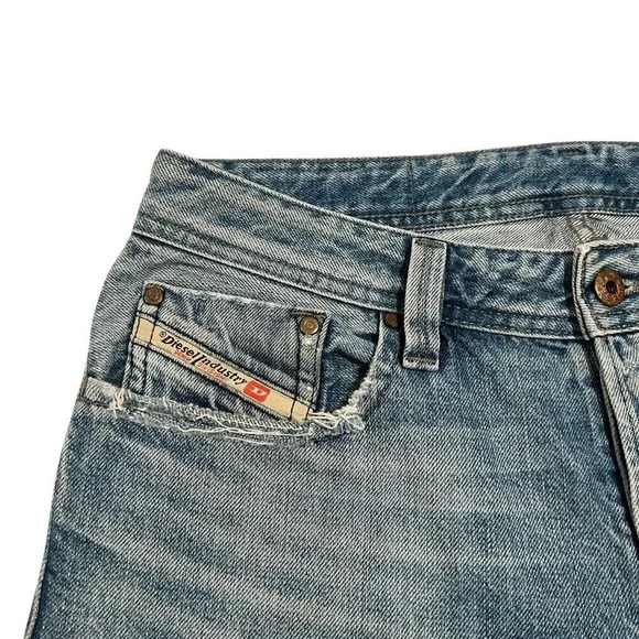 Diesel Men's Light Blue Slim Straight Jeans - Picture 10 of 16